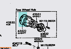gasket free wheel hub